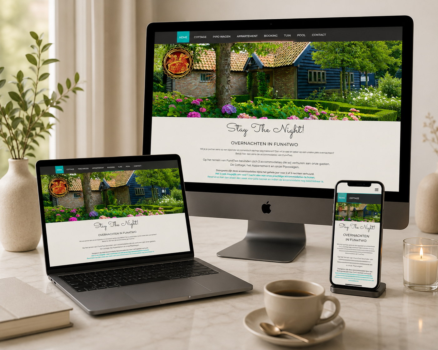 Diverse websiteontwerpen